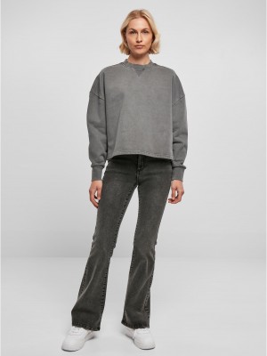 Дамска блуза в цвят графит Urban Classics Ladies Terry Дамска блуза в цвят графит Urban Classics Ladies Terry