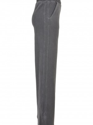 Дамски спортен панталон с широки крачоли в цвят графит Urban Classics Terry Pants