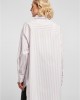 Дамска дълга риза в бяло и светлолилаво Urban Classics Ladies Oversized Stripe Shirt, Urban Classics, Жени - Complex.bg