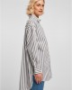 Дамска дълга риза в сиво и бяло Urban Classics Ladies Oversized Stripe Shirt, Urban Classics, Жени - Complex.bg