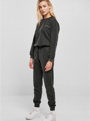Дамски спортен гащеризон в тъмносив цвят Urban Classics Ladies Jumpsuit