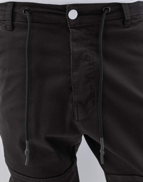 Мъжки спортен панталон в черно Just Rhyse Cargo Börge, Just Rhyse, Мъже - Complex.bg