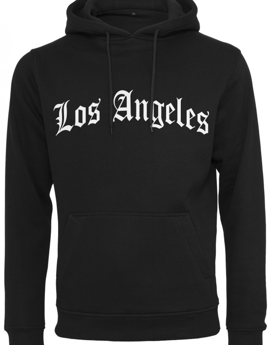 Мъжки суичър в черно Mister Tee Los Angeles Wording Hoody, Mister Tee, Суичъри - Complex.bg