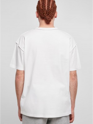 Мъжка тениска в бял цвят Urban Classics Inside Out Tee Мъжка тениска в бял цвят Urban Classics Inside Out Tee