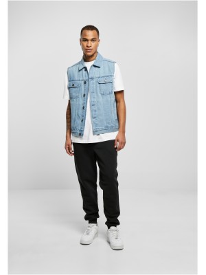 Мъжки дънков елек в син цвят Urban Classics Denim Мъжки дънков елек в син цвят Urban Classics Denim