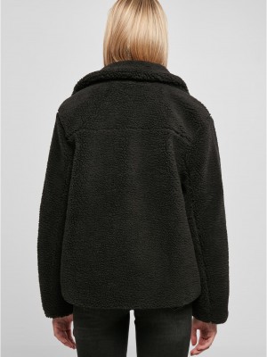 Дамско пухкаво яке в черен цвят Ladies Sherpa Jacket Дамско пухкаво яке в черен цвят Ladies Sherpa Jacket