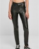 Дамски кожен панталон в черен цвят Urban Classics Ladies Leather Pants, Urban Classics, Панталони - Complex.bg