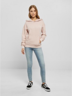 Дамски суичър с качулка в розов цвят Urban Classics Terry Hoody