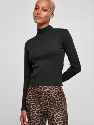 Дамска блуза в черен цвят Urban Classics Back Cut Out Дамска блуза в черен цвят Urban Classics Back Cut Out