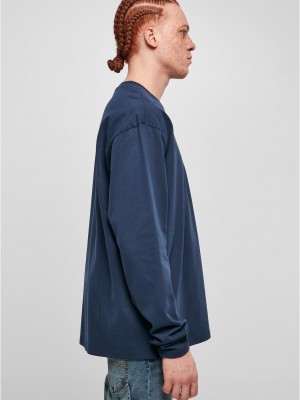 Мъжка блуза в тъмносин цвят Urban Classics Longsleeve Мъжка блуза в тъмносин цвят Urban Classics Longsleeve