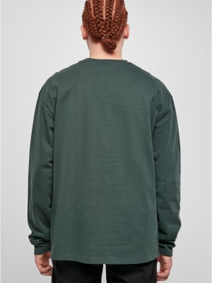 Мъжка блуза в тъмнозелен цвят Urban Classics bottlegreen Мъжка блуза в тъмнозелен цвят Urban Classics bottlegreen