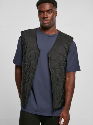 Мъжки елек в черен цвят Urban Classics Zipped Gilet Мъжки елек в черен цвят Urban Classics Zipped Gilet