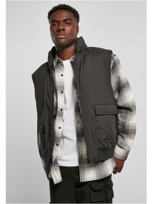 Мъжка грейка в черен цвят Urban Classics Clean Puffer Vest Мъжка грейка в черен цвят Urban Classics Clean Puffer Vest
