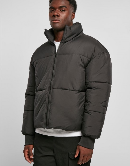 Мъжко яке с широка кройка в черен цвят Urban Classics Big Puffer Jacket, Urban Classics, Зимни якета - Complex.bg