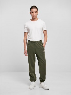 Мъжко спортно долнище в цвят маслина Urban Classics Sweatpants Мъжко спортно долнище в цвят маслина Urban Classics Sweatpants