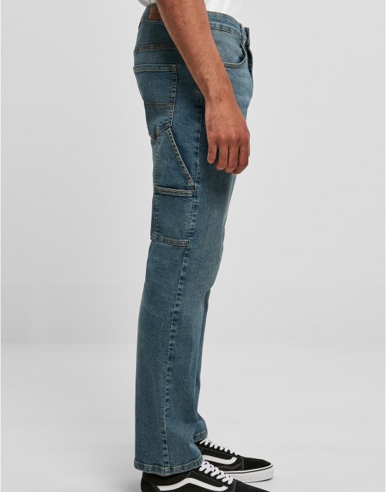 Мъжки дънки в син цвят Urban Classics Carpenter Back Jeans, Urban Classics, Дънки - Complex.bg