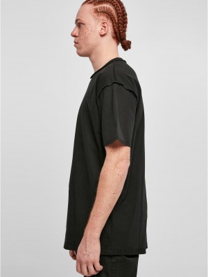 Мъжка тениска в черен цвят Urban Classics Inside Out Tee Мъжка тениска в черен цвят Urban Classics Inside Out Tee