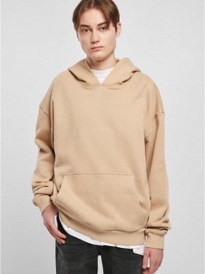 Мъжки суичър с качулка в бежов цвят Urban Classics Hoody unionbeige