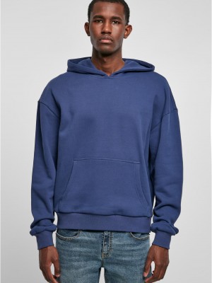 Мъжки суичър с качулка в син цвят Urban Classics Hoody spaceblue
