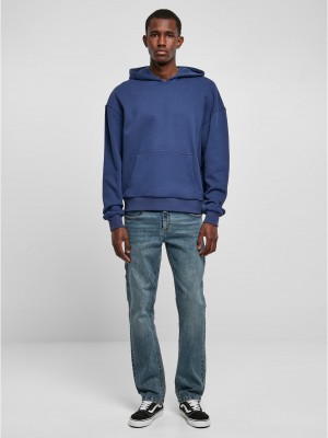 Мъжки суичър с качулка в син цвят Urban Classics Hoody spaceblue