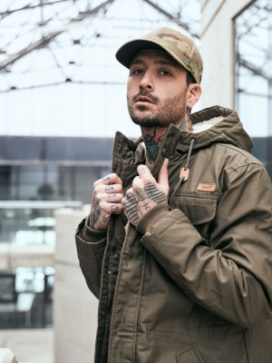 Мъжка масленозелена парка Brandit Marsh Lake