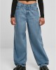 Дамски широки дънки в син цвят Urban Classics Ladies Denim Pants, Urban Classics, Дънки - Complex.bg