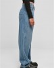 Дамски широки дънки в син цвят Urban Classics Ladies Denim Pants, Urban Classics, Дънки - Complex.bg