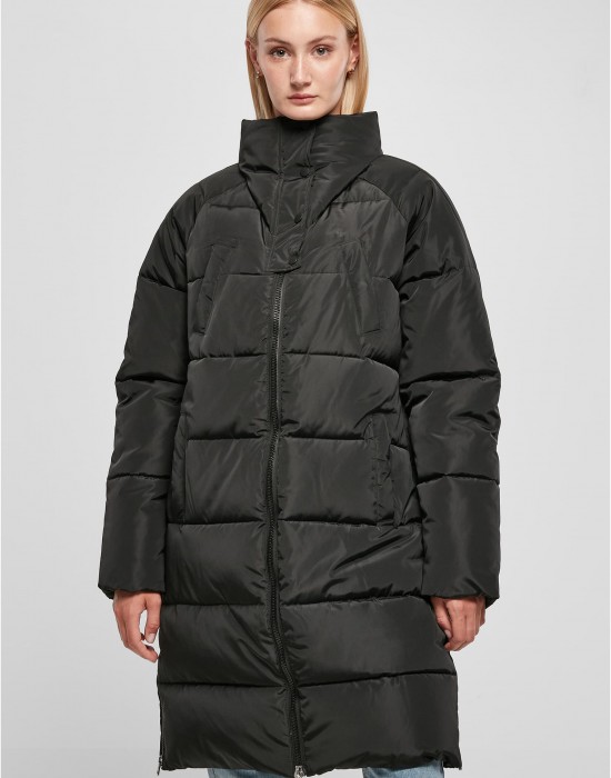 Дамско дълго яке в черен цвят Urban Classics Puffer Coat, Urban Classics, Якета - Complex.bg