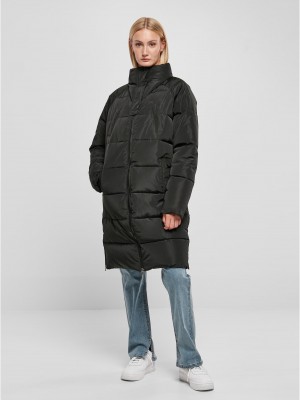 Дамско дълго яке в черен цвят Urban Classics Puffer Coat Дамско дълго яке в черен цвят Urban Classics Puffer Coat
