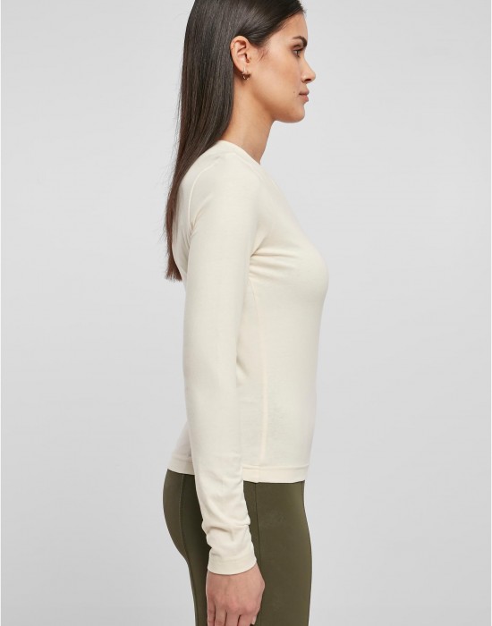 Дамска блуза с един ръкав в цвят екрю Urban Classics Asymmetric, Urban Classics, Блузи - Complex.bg