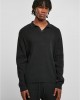 Мъжка блуза с яка в черен цвят Urban Classics Ribbed Longsleeve, Urban Classics, Блузи - Complex.bg