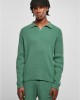 Мъжка блуза с яка в зелен цвят Urban Classics Ribbed Longsleeve, Urban Classics, Блузи - Complex.bg