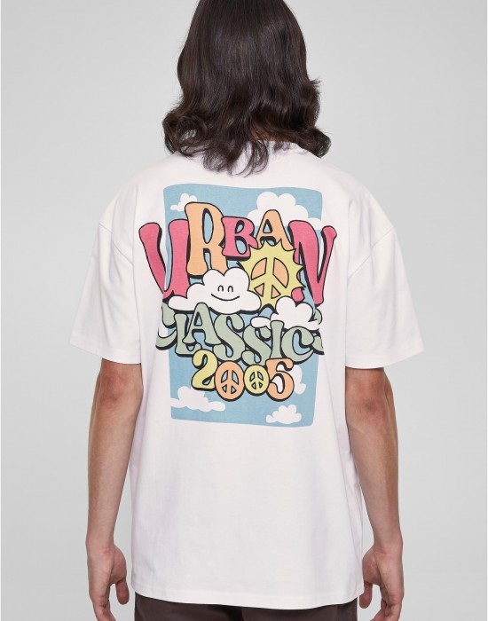 Мъжка тениска в бял цвят Urban Classics Cloudy, Urban Classics, Тениски - Complex.bg