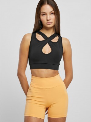 Дамски спортен сутиен в черен цвят Urban Classics Sprots Bra