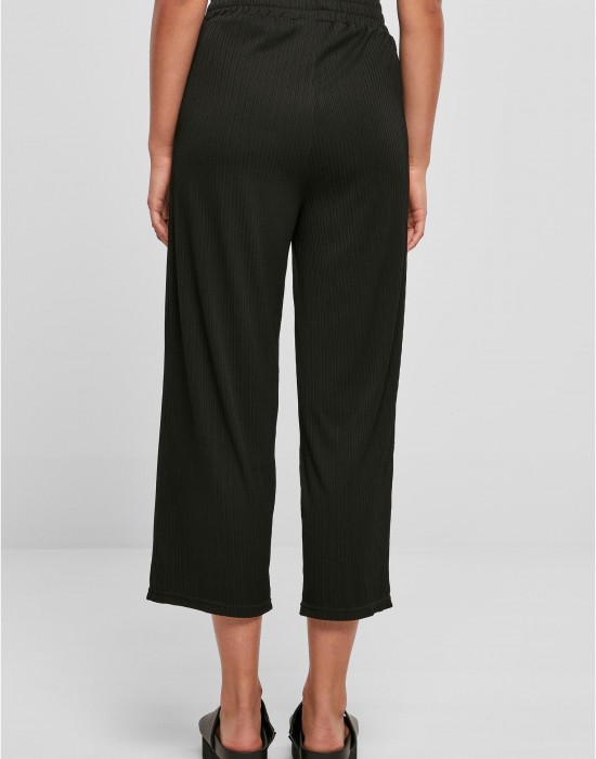 Дамски широк панталон в черен цвят Urban Classics Ladies Straight, Urban Classics, Панталони - Complex.bg