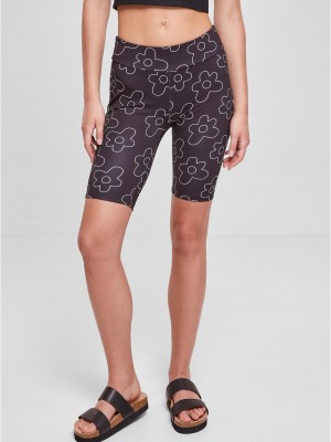 Дамски къс клин в черен цвят Urban Classics Ladies High Waist Shorts Дамски къс клин в черен цвят Urban Classics Ladies High Waist Shorts