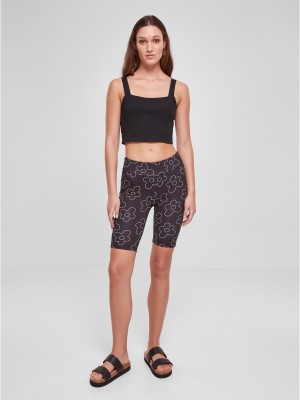 Дамски къс клин в черен цвят Urban Classics Ladies High Waist Shorts Дамски къс клин в черен цвят Urban Classics Ladies High Waist Shorts