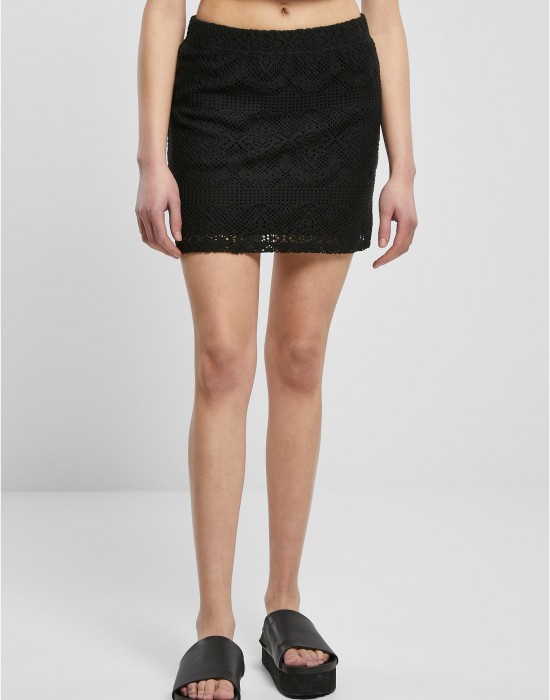 Дамска мини пола в черен цвят Urban Classics Mini Skirt, Urban Classics, Поли - Complex.bg