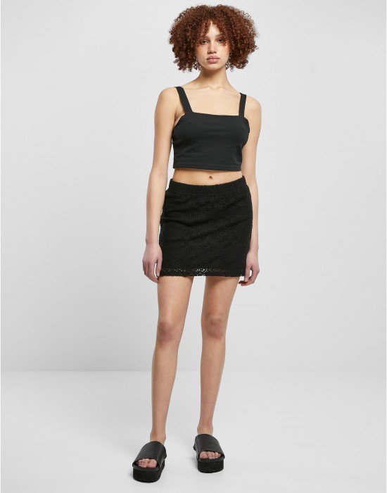 Дамска мини пола в черен цвят Urban Classics Mini Skirt, Urban Classics, Поли - Complex.bg