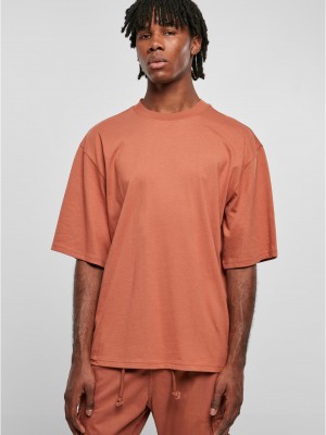 Мъжка тениска в цвят праскова Urban Classics Organic Tee Мъжка тениска в цвят праскова Urban Classics Organic Tee