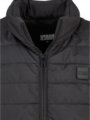 Мъжка грейка в черен цвят Urban Classics Bubble Vest Мъжка грейка в черен цвят Urban Classics Bubble Vest
