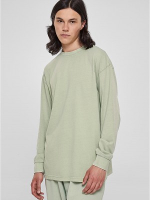 Мъжка блуза в цвят мента Urban Classics Longsleeve Мъжка блуза в цвят мента Urban Classics Longsleeve