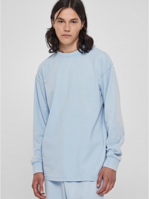Мъжка блуза в светлосин цвят Urban Classics Longsleeve Мъжка блуза в светлосин цвят Urban Classics Longsleeve
