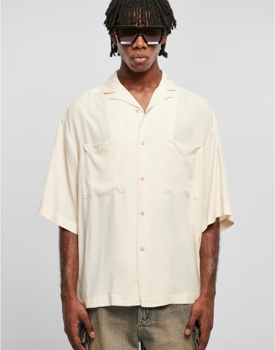 Мъжка широка риза в цвят еркю Urban Classics Oversized Shirt, Urban Classics, Ризи - Complex.bg