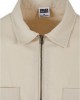 Мъжка ленена блуза с яка в цвят екрю Urban Classics Half Zip Shirt, Urban Classics, Блузи - Complex.bg