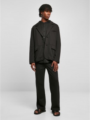 Мъжки блейзър в черен цвят Urban Classics Terry Мъжки блейзър в черен цвят Urban Classics Terry