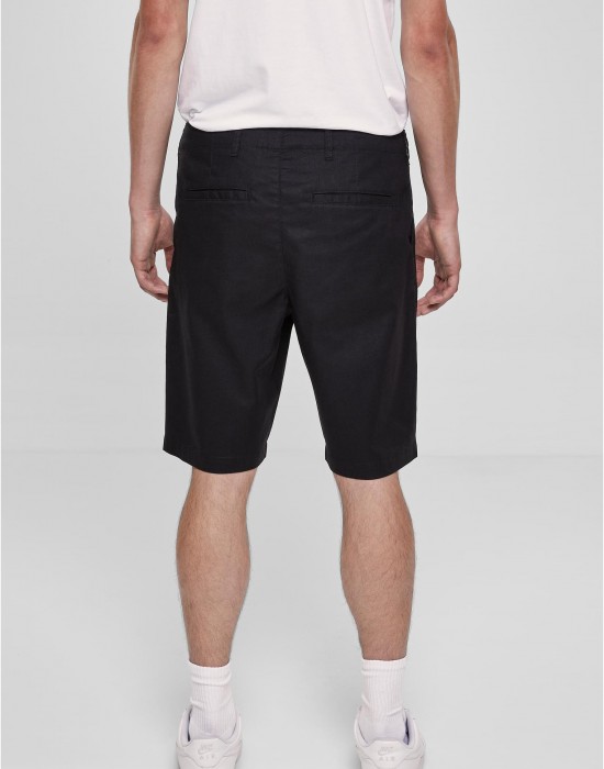 Мъжки къси ленени панталони в черен цвят Urban Classics Cotton Shorts, Urban Classics, Къси панталони - Complex.bg