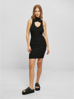 Дамска рокля в черен цвят Urban Classics Ladies Dress