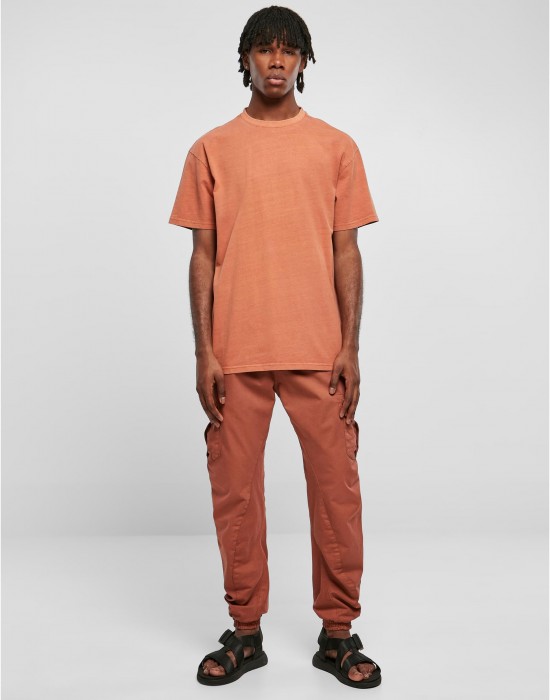 Мъжка тениска в оранжев цвят Urban Classics Garment Dye, Urban Classics, Тениски - Complex.bg