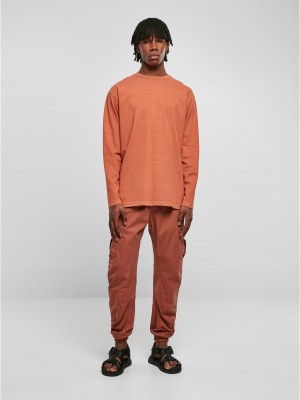 Мъжка дълга блуза в оранжев цвят Urban Classics Мъжка дълга блуза в оранжев цвят Urban Classics